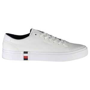 Tommy Hilfiger White Leather Men Sneaker
