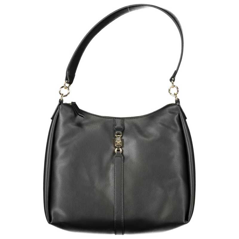 Tommy Hilfiger Black Polyester Handbag, theFeinheit