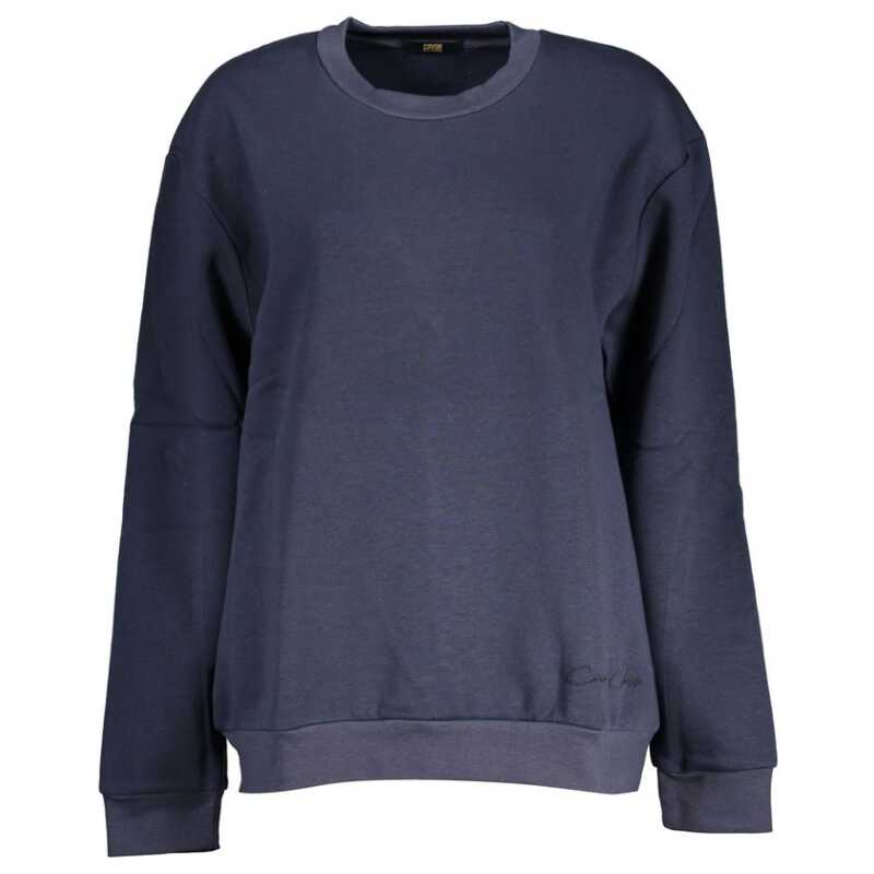 Cavalli Class Chic Blue Embroidered Fleece Sweatshirt, theFeinheit