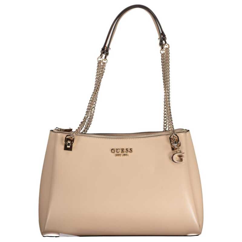 Guess Jeans Beige Polyethylene Handbag, theFeinheit
