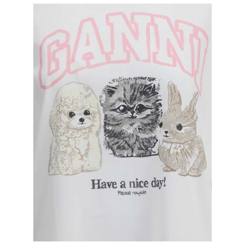 Ganni Have a Nice Day long-sleeved Top, theFeinheit