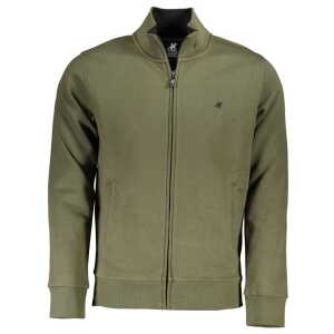 U.S. Grand Polo Enviable Embroidered Green Zip Sweater