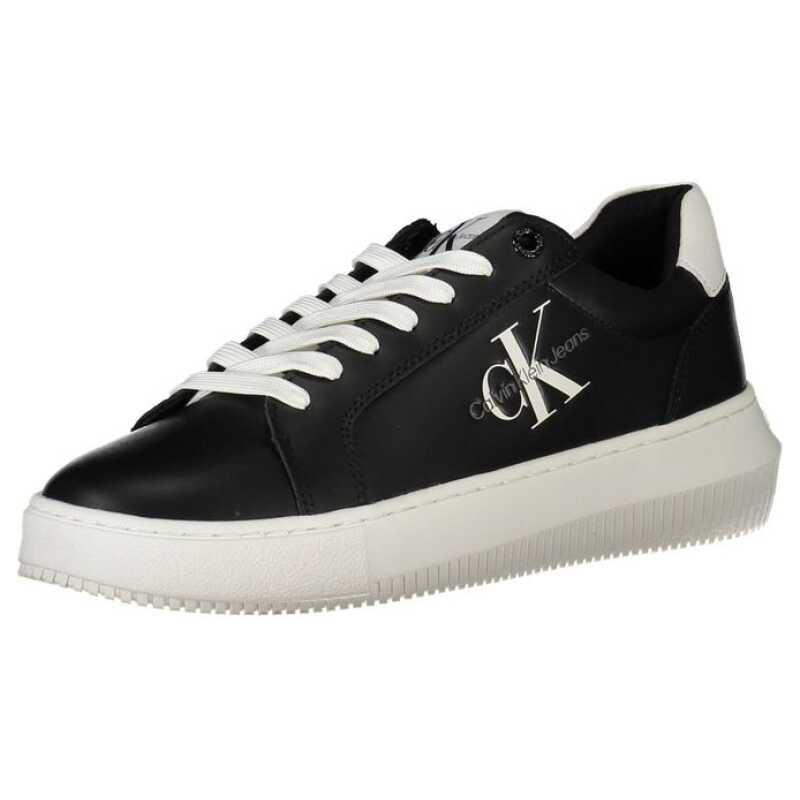 Calvin Klein Black Leather Women Sneaker, theFeinheit