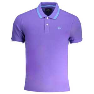 La Martina Purple Cotton Polo Shirt