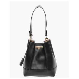 Testoni Leather LINDA Shoulder Bag with Removable Strap