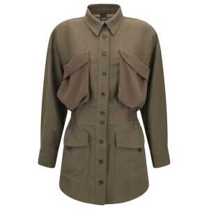 PINKO Linen Shirt Jacket
