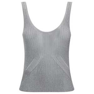 PINKO Metallic Knit Top