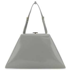 Prada Gray Leather Handbag