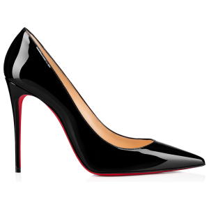 Christian Louboutin Black Patent Leather Kate Décolleté 100