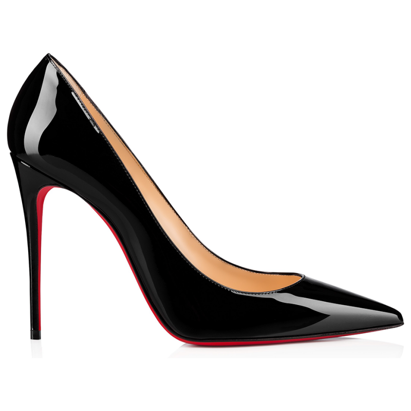 Christian Louboutin Black Patent Leather Kate Décolleté 100, theFeinheit
