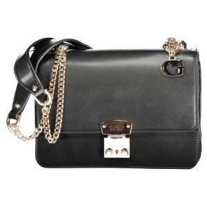 Guess Jeans Black Polyethylene Handbag