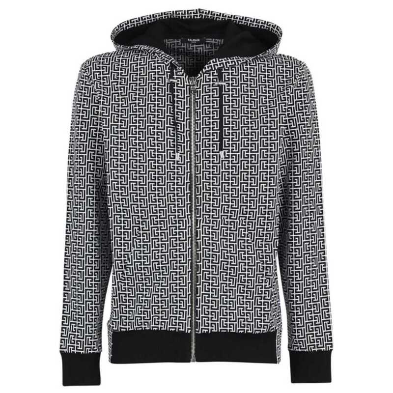 Balmain Black Cotton Sweater, theFeinheit