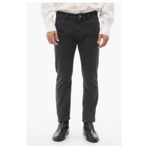 Corneliani ID Stone Washed Slim Fit Denims 14cm