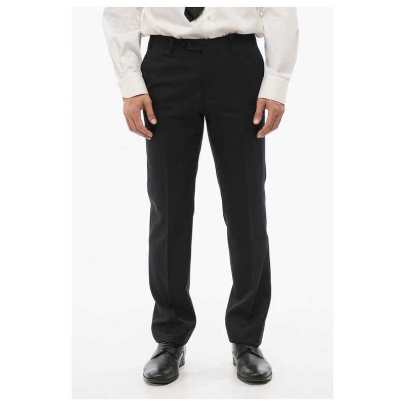Corneliani Virgin Wool LEADER Pants with Flush Pockets, theFeinheit