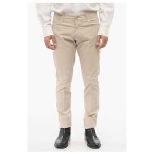 Corneliani CC COLLECTION 5-Pocketed Cotton Blend Pants