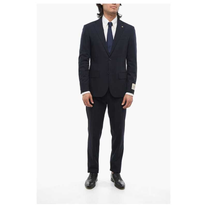Corneliani CC COLLECTION Stretch Wool REFINED Suit with Notch Lapel, theFeinheit