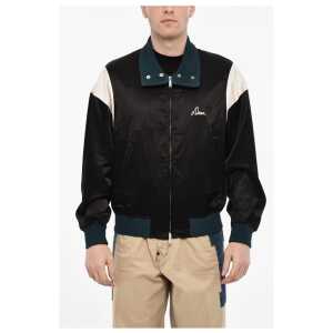 Dsquared² Satin Jacket with Velvet Collar