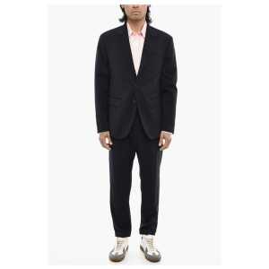 Dsquared² virgin wool turn up cuff 2-button suit