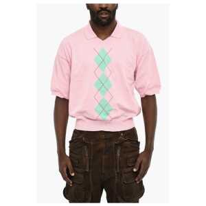 Dsquared² Short Sleeve Sweater with Polo Neck