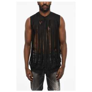 Dsquared² Vintage Effect Shirt with Snap Buttons