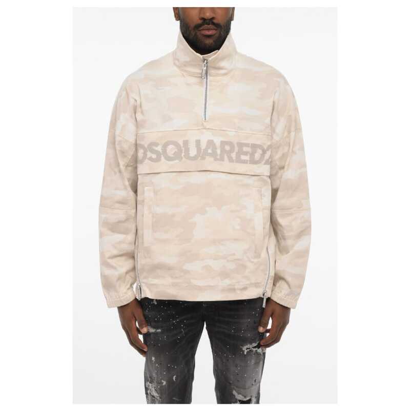 Dsquared² Camouflage Cotton Anorak, theFeinheit