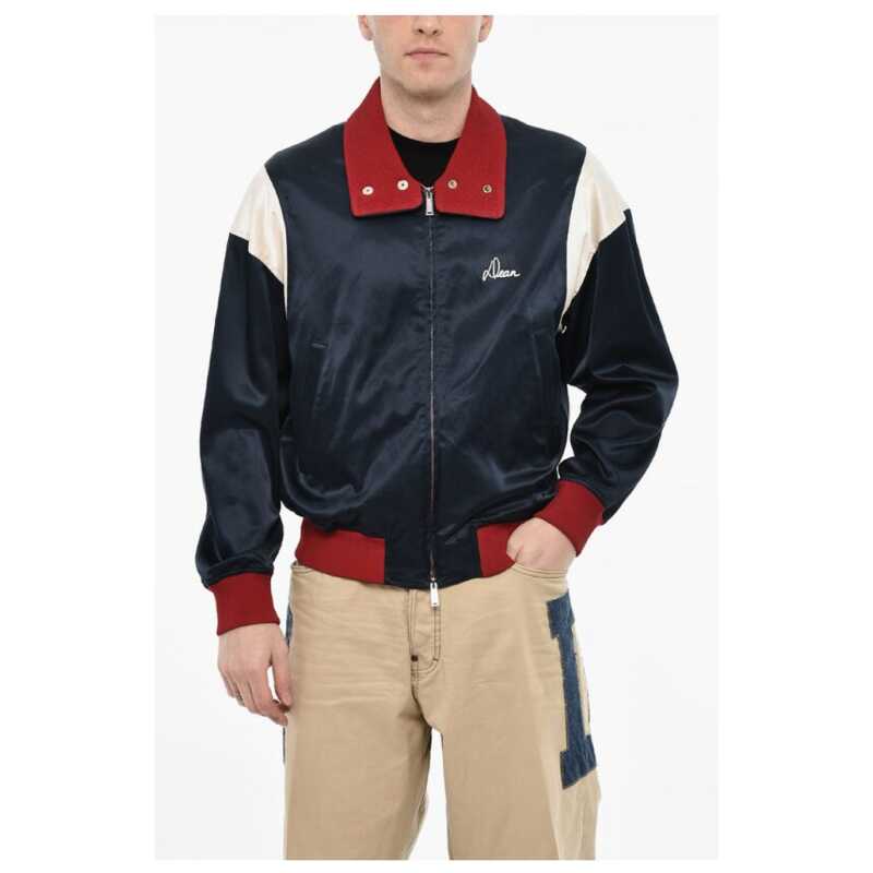 Dsquared² Embroidered Logo Color Block Zipped Sweatshirt, theFeinheit