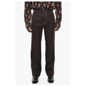 Dsquared² Cotton Twill Two-Tone Pants