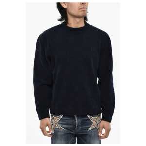 Dsquared² Terry Cotton Crew-neck Sweater with Monogram