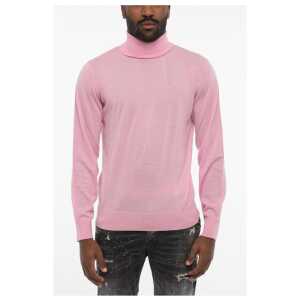 Dsquared² Turleneck Sweater with Ton On Ton Monogram