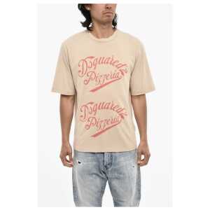 Dsquared² Printed Cotton Crew-neck T-shirt