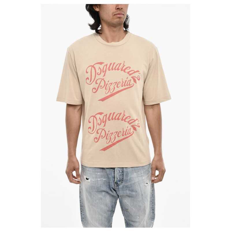 Dsquared² Printed Cotton Crew-neck T-shirt, theFeinheit