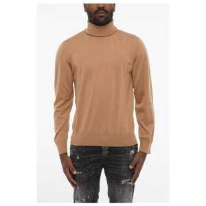 Dsquared² Turleneck Sweater with Ton On Ton Monogram
