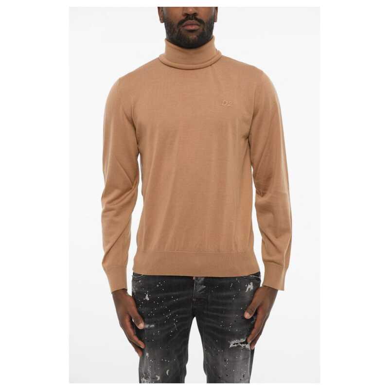 Dsquared² Turleneck Sweater with Ton On Ton Monogram, theFeinheit
