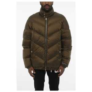 Dsquared² Quilted Jacket with Zip Closure and Monogram