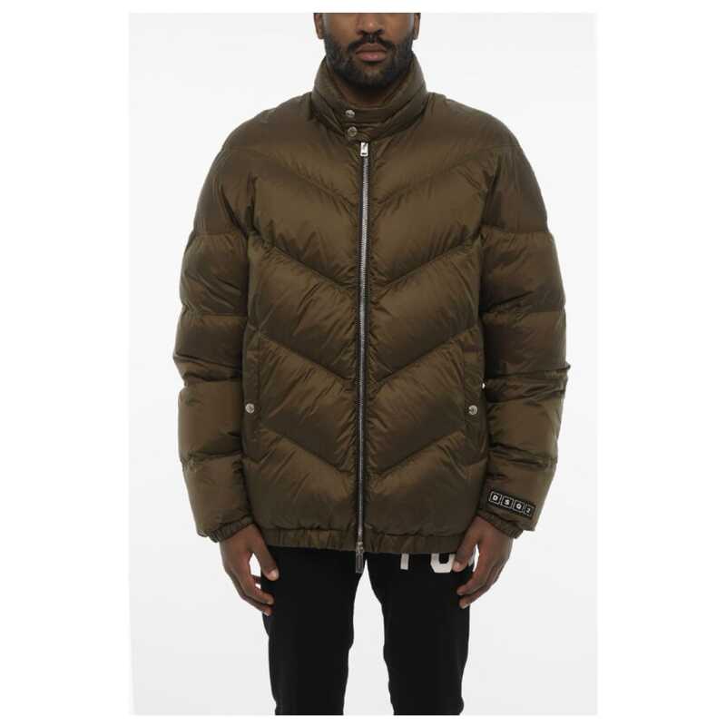 Dsquared² Quilted Jacket with Zip Closure and Monogram, theFeinheit