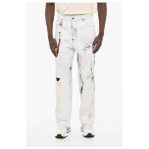 Dsquared² Acid Wash Effect Distressed Jeans