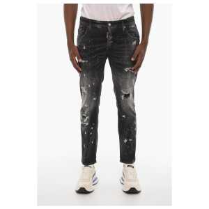 Dsquared² Rhinestone Regular Fit Jeans