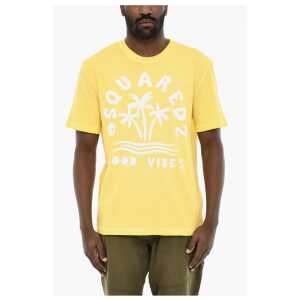 Dsquared² Cotton Crew-neck T-shirt with Print
