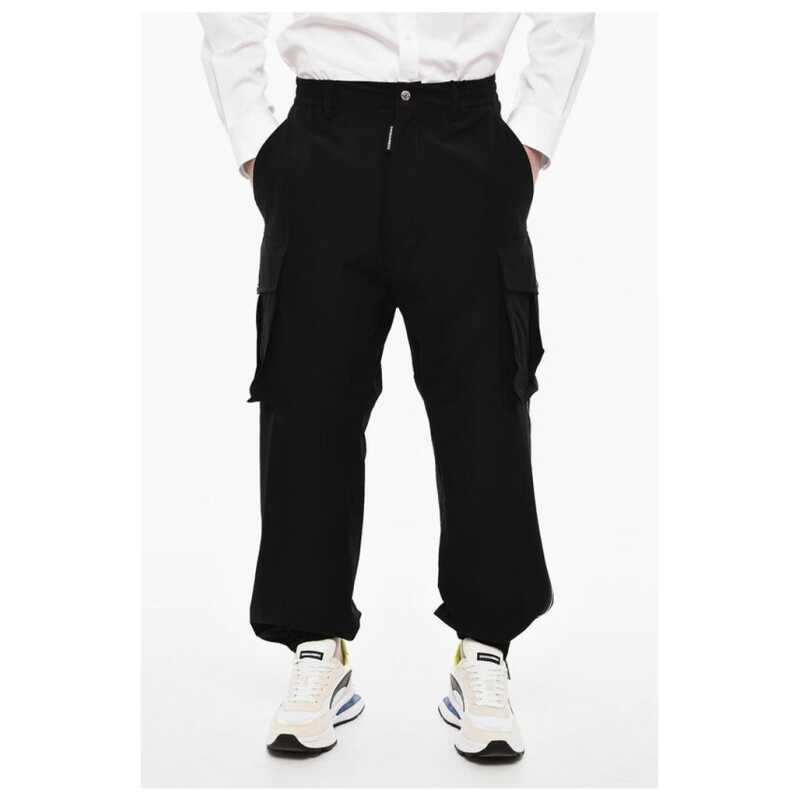 Dsquared² High Waisted Cargo Pants With Zip Details, theFeinheit