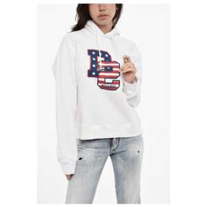 Dsquared² Cotton Hoodie with Monogram
