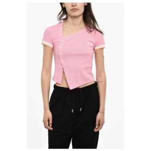 Dsquared² Cropped Asimmetrical Cut Polo