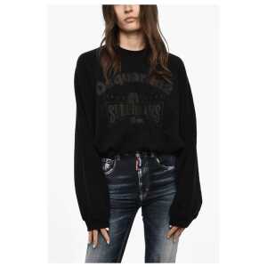 Dsquared² Cotton crew-neck Sweatshirt with Drawstring