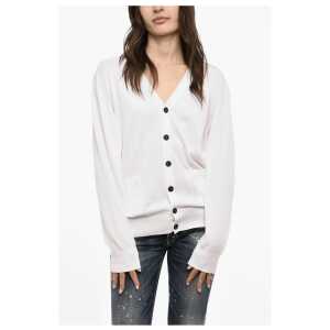 Dsquared² Lightweight Cotton Cardigan with Double Breast Pockets