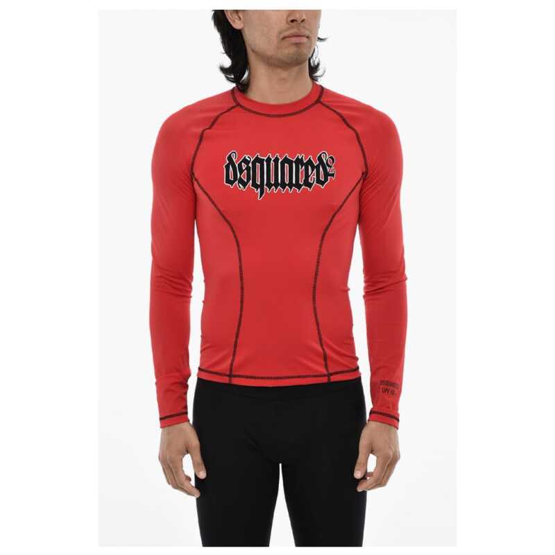 Dsquared² Slim Fit Sport T-shirt with Gothic Print, theFeinheit