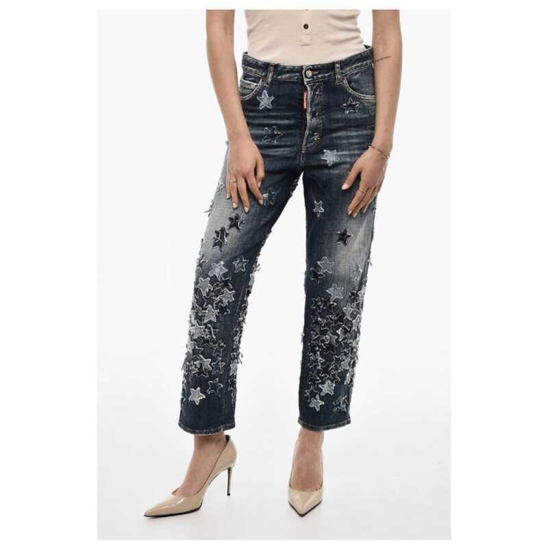 Dsquared² Patchwork Vintage Effect Jeans, theFeinheit