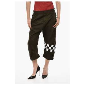 Dsquared² Cotton Virgin Wool Cropped Pants