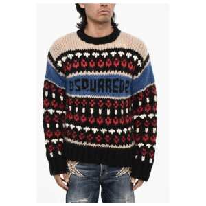 Dsquared² Multicolor Cable Knit Sweater