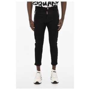 Dsquared² BLACK BULL Dark Wash Jeans with Zip