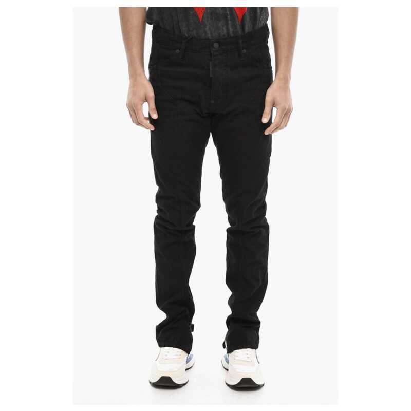 Dsquared² Dark Wash ICON Jeans With Metal Detail, theFeinheit