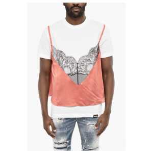 Dsquared² Underwear Cotton Crew-neck T-shirt with Top Detail